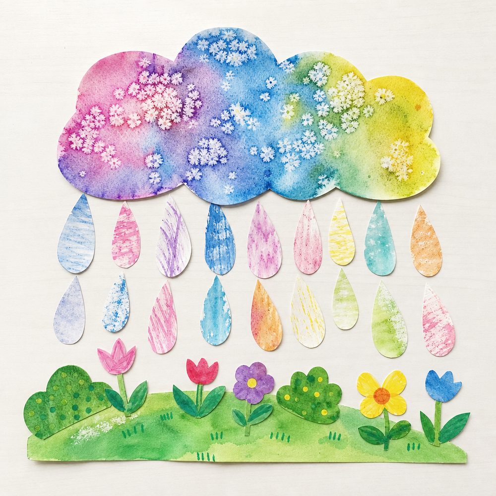 내 색깔 비 그림