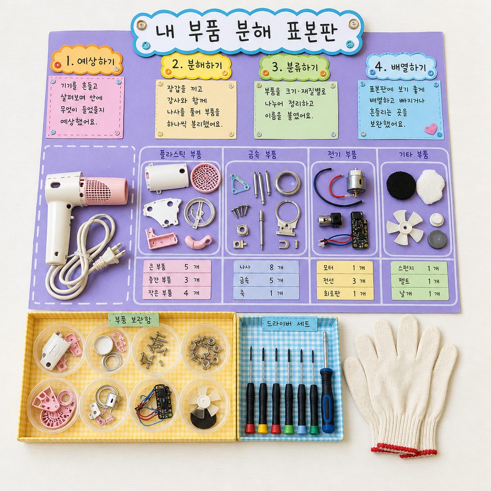 내 부품 분해 표본판