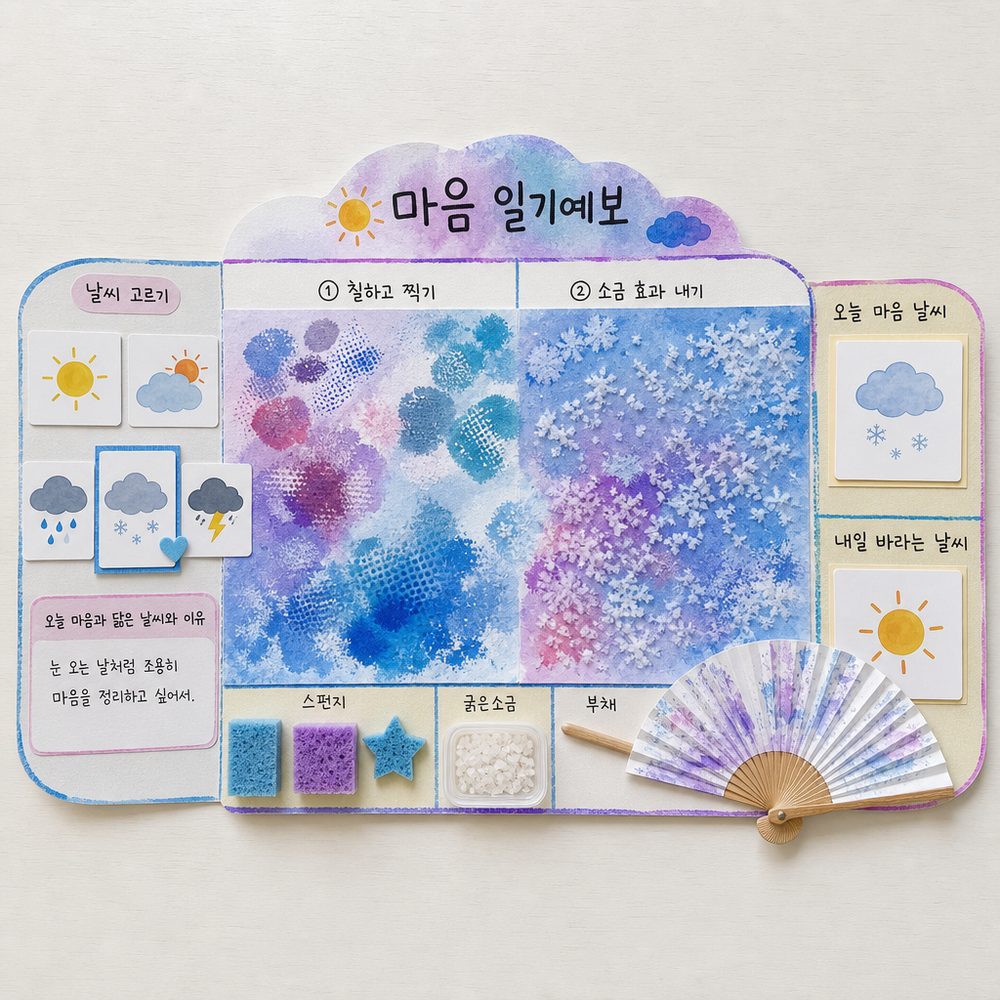 마음 날씨 추상화