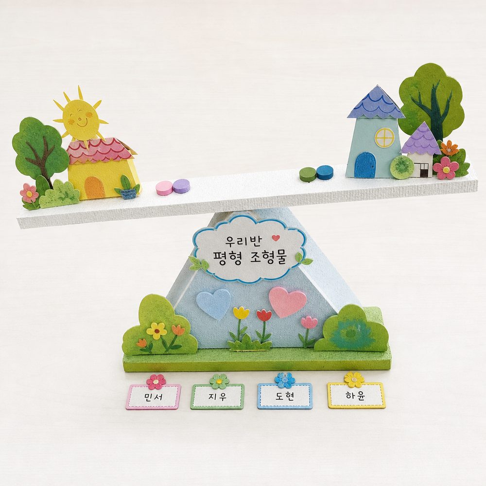 우리반 평형 조형물