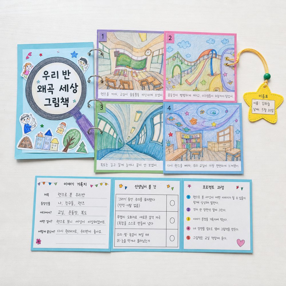 우리반 왜곡 세상 그림책