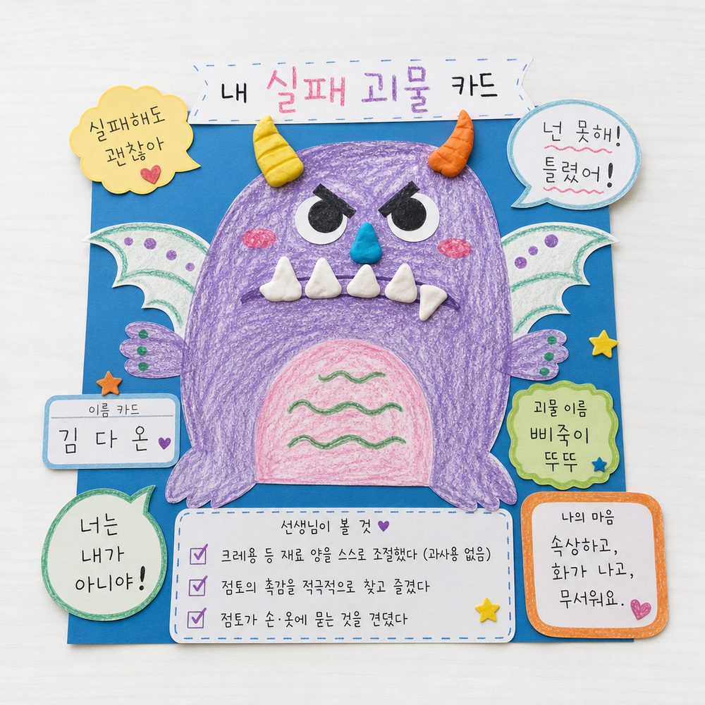 내 실패 괴물 카드