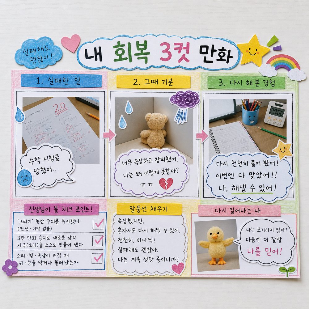 내 회복 3컷 만화