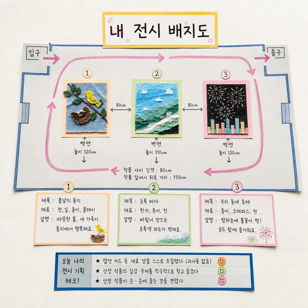 내 전시 배치도