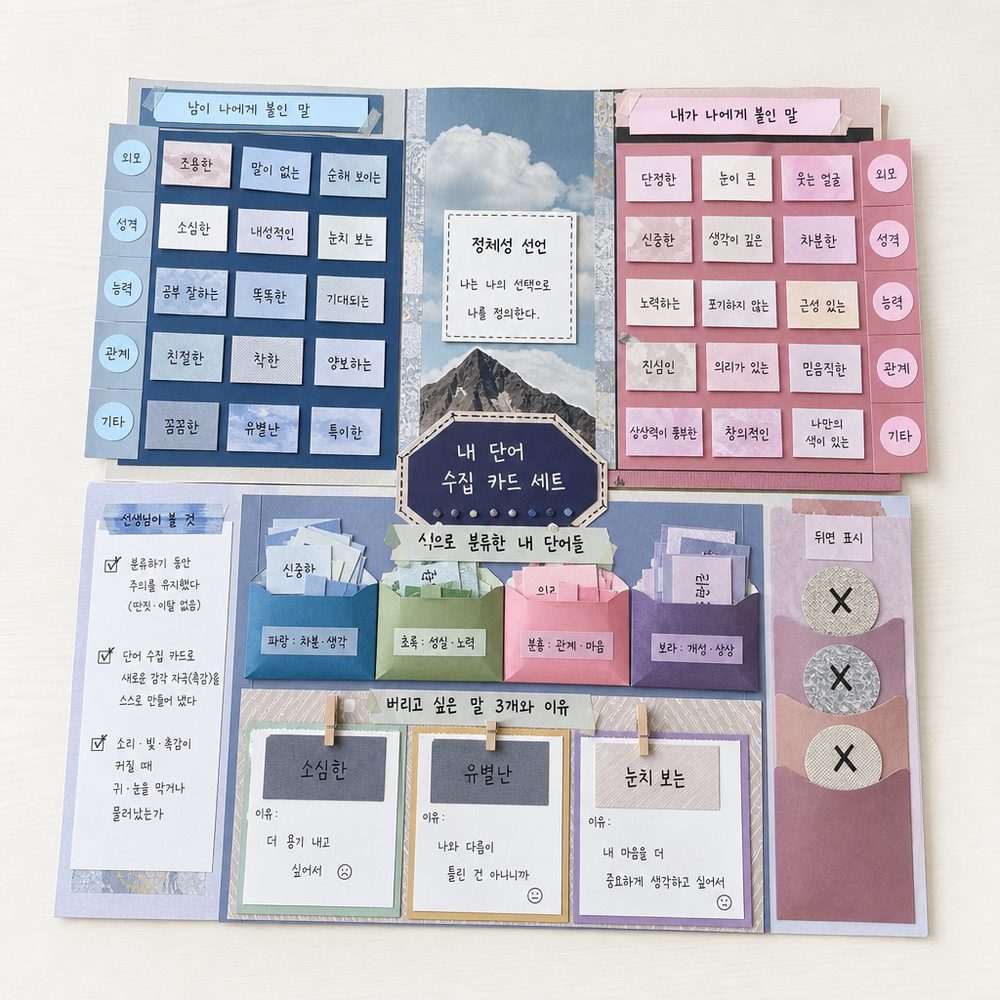 내 단어 수집 카드 세트